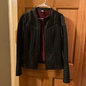 Her Universe Star Wars Darth Vader Girls Faux Leather Jacket